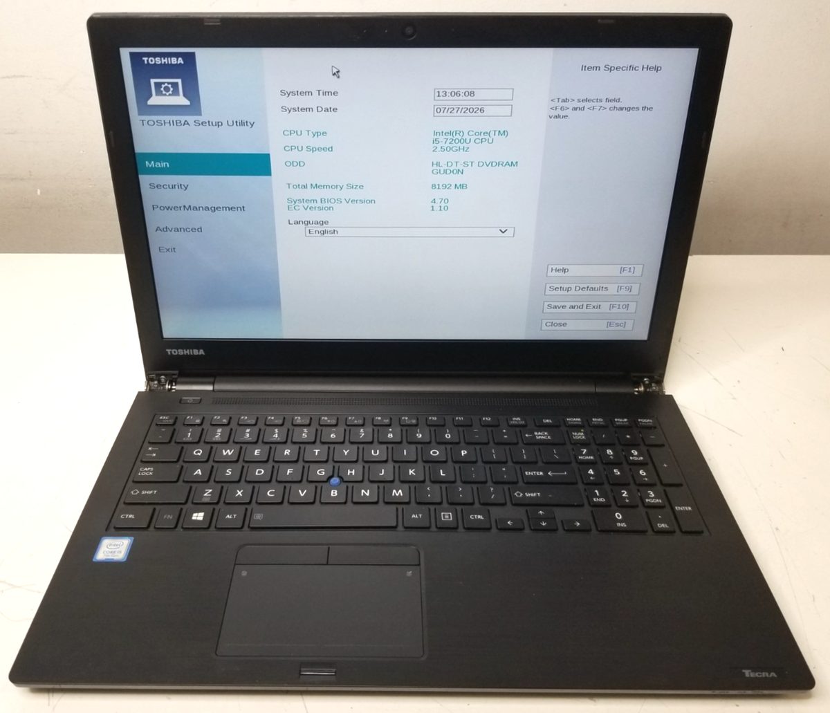 Toshiba Tecra A50